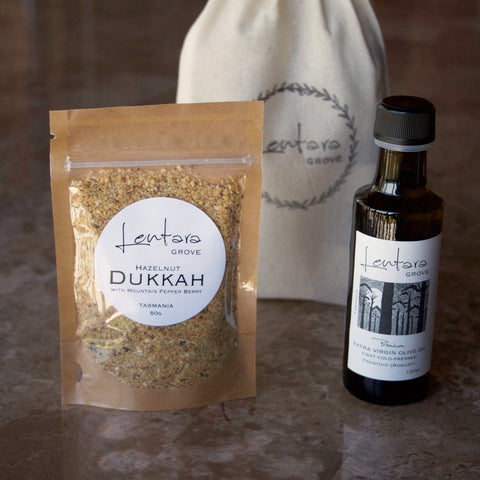 Gift Set: Dukkah And Extra Virgin Olive Oil